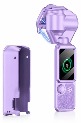 Obrázek produktu pro Ochranné pouzdro s gimbalem pro DJI Osmo Pocket 4, fialové, s poutkem – příslušenství k fotoaparátu