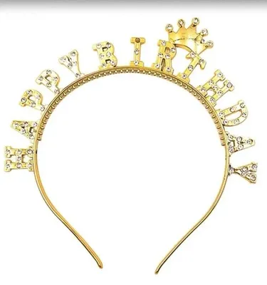 Produktbild von Goldene Geburtstagskordel, 16,8 cm, Marke: PARTY GO