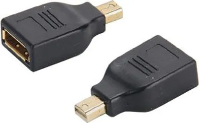 Produktbild von S/CONN 10-60001, Mini Displayport, Displayport, Schwarz