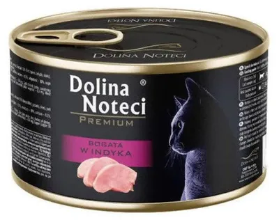 Image de DNP nourriture pour chats à haute teneur en dinde, 185 g