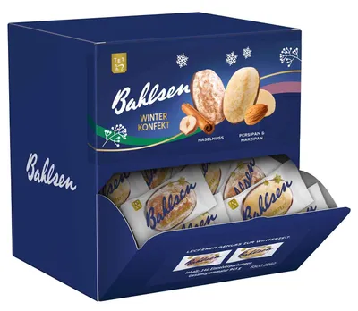 Image de Confiseries d'hiver Bahlsen présentoir de comptoir 140 pièces emballées individuellement 945g, Image générée par une IA