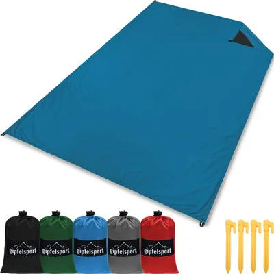 Zdjęcie produktu dla gipfelsport Koc piknikowy wodoodporny 200x140cm niebieski