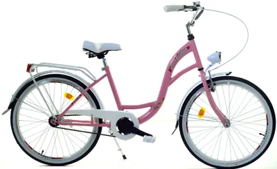 Zdjęcie produktu dla Rower Dallas City Junior 24" 1spd - różowy z białym