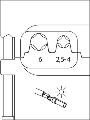 Produktbild von GEDORE 8140-24 Modul-Einsatz für Multi Contact MC3, 2078090