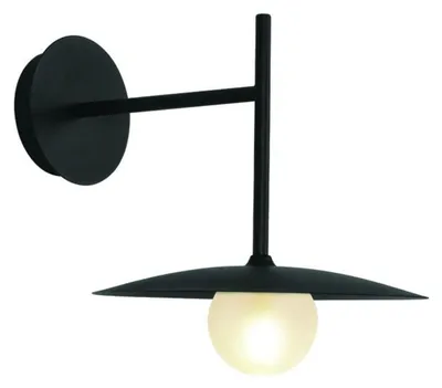 Zdjęcie produktu dla Kinkiet ACA Lighting 1xG9 AFINAR czarny + matowe szkło 25x28x32 cm OD94451WB