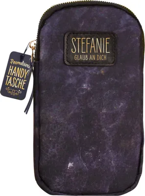 Produktbild von Handytaschen mit Kordel zum Umhängen Umhängetasche mit Reißverschluss -Handytasche Stefanie