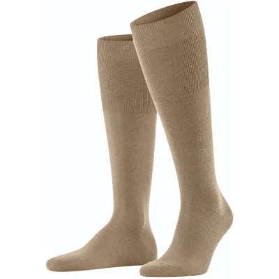 Image de Chaussettes mi-longues FALKE Airport pour homme, couleur camel, pointures 41-42