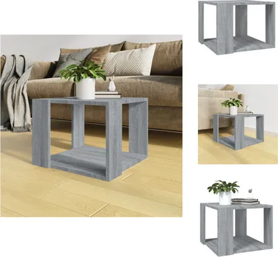 Image de vidaXL Table basse Gris Sonoma 40x40x30 cm Bois composite - Tables basses