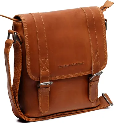 Image de The Chesterfield Brand Cuir sac à épaule bandoulière sac à épaule Adelanto Flapoverbag Cognac marron clair