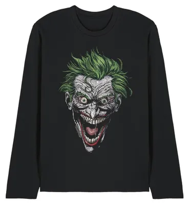Immagine prodotto di The Joker - Maglietta unisex da uomo/donna, maniche lunghe TV34211 (S) (Nero)