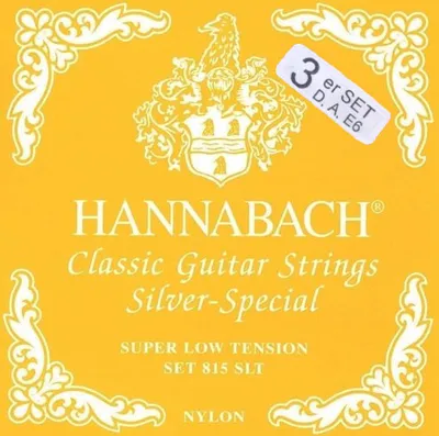 Produktbild von Hannabach 8157SLT silver special - Bass-Satz - super low (gelb)
