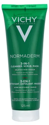 Immagine prodotto di Vichy Creme Normaderm 3in1 Detergente + Peeling + Maschera