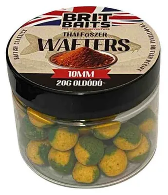 Imagen del producto de BritBaits Wafters: Cebo soluble con aroma a especias tailandesas, tamaño 10 mm