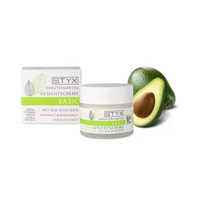 Immagine prodotto di STYX Crema viso BASIC del Giardino delle Erbe con avocado biologico