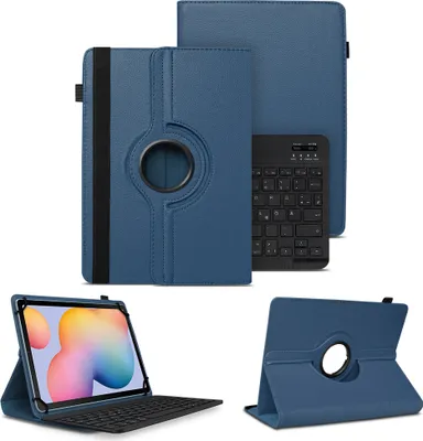 Produktbild von Schutzhülle Tastatur für Xiaomi Pad 7 / 7 Pro Tasche Bluetooth Hülle QWERTZ CaseFarben:Blau