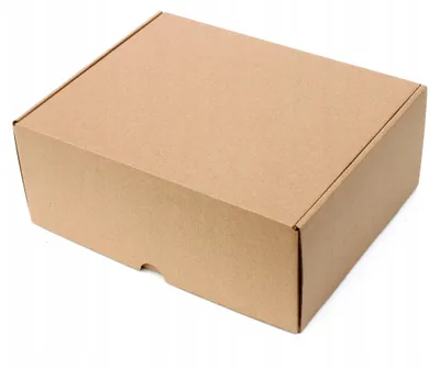 Produktbild von 21x15x3 cm Cut Box in Eco Brown - Satz von 5 Stück - Faltkarton, Verpackung aus Karton