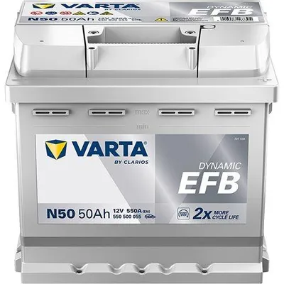 Produktbild von VARTA Dynamic EFB N50 Starterbatterie 12V 50Ah 550A/EN B13 Batterie