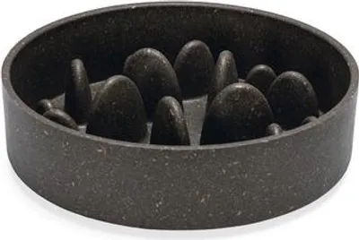 Produktbild von Designed by Lotte Antischlingnapf Pom Katzennapf Bamboo, Farbe:grau