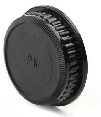 Image de Capuchon arrière d'objectif compatible avec Pentax SMC DA 18-135mm 3.5-5.6, 18-55mm 3.5-5.6, 18-50mm WR, 50-200mm WR, Baïonnette Couvercle, Capot de protection K (PK) / SMC DA Mount
