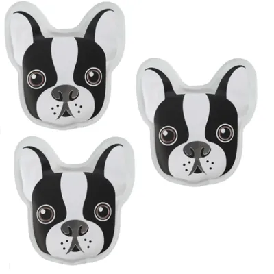 Produktbild von Handwärmer Französische Bulldogge 3er Set – wiederverwendbar