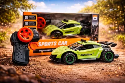 Image de Voiture de sport télécommandée R/C 1/24 12km/h, 2.4ghz