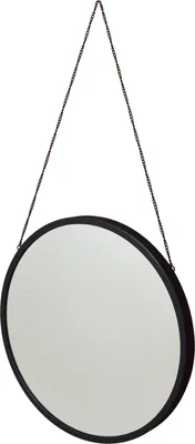 Produktbild von LOFT42 Industry Wandspiegel rund L - Metall - schwarz - Ø45
