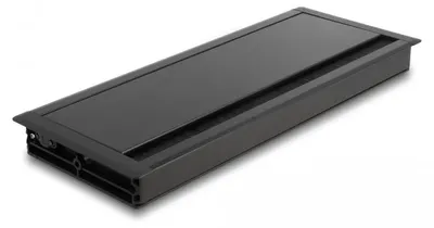 Immagine prodotto di DELOCK Kabeldurchführung für Tischeinbau mit Bürste 300x120