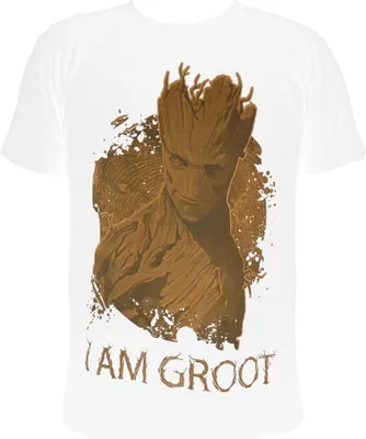 Produktbild von Guardians of the Galaxy - T-Shirt - I AM GROOT (weiß) : XL