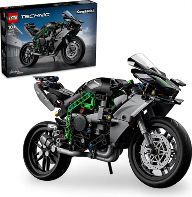 Zdjęcie produktu dla LEGO Technic Motocykl Kawasaki Ninja H2R, Pojazd Zabawka dla 10-latka do Kolekcji, Realistyczny Model Motoru w Skali do Zbudowania, dla Chłopca i Dziewczynki, Pomysł na Prezent dla Dzieci, 42170
