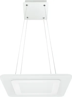 Immagine prodotto di Lampada a sospensione LED LARVIK bianca 25W, bianco neutro 1500 lm, metallo, dimensioni: 120x35x35 cm, IP20, Polux