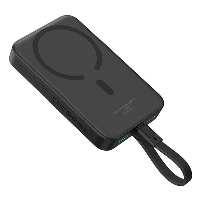 Zdjęcie produktu dla Baseus Magnetic Mini Przenośna Bateria, 10000mAh, 30W, MagSafe, Czarny
