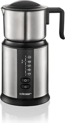 Produktbild von CLOER 7789 Milchaufschäumer schwarz/silber