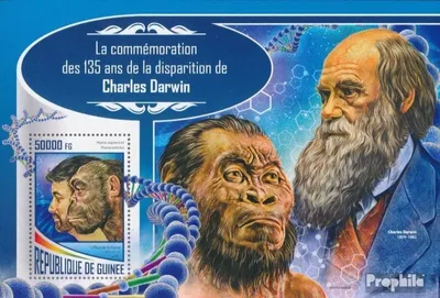 Produktbild von Briefmarken Guinea 2017 Mi Block 2834 (kompl. Ausgabe) postfrisch Charles Darwin