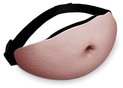 Produktbild von Lustige Bierbauch Tasche, Bierbauchtasche, Verstellbare Bierbauch Bauchtasche, Herren Lustige Bauch Hüfttaschen mit Verstellbaren Gürtel für Erwachsene, Halloween, Geburtstag, Weihnachten, Party
