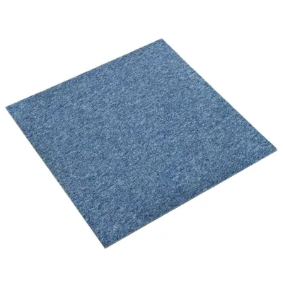 Produktbild von vidaXL Kobercové dlaždice 20 ks 5 m² 50x50 cm Modrá