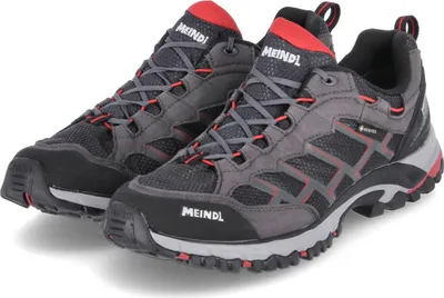 Produktbild von Meindl Caribe GTX, Traillauf, Männlich, Erwachsener, Schwarz, Rot, Einfarbig, Niedrig