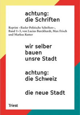Obrázok produktu pre Burckhardt, L: achtung: die Schriften