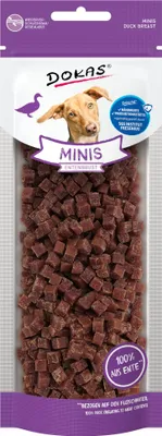 Produktbild von Dokas Minis Entenbrust für Hunde, 9x70g