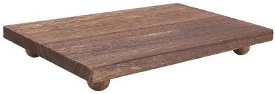 Holz-Ablage 30x18x3,7 cm, rustikales Design, für Küche & Bad