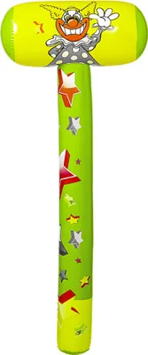 Immagine prodotto di Martello clown gonfiabile colorato 96 cm - taglia unica