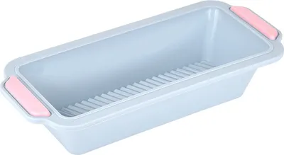Image de Moule à pain en silicone avec cadre renforcé en métal, Moule à pain en silicone antiadhésif pour pain maison, pain, pain de viande