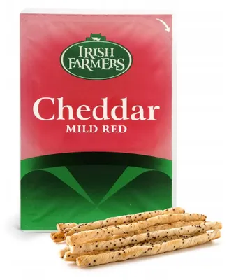 Obrázek produktu pro Sýr Cheddar Red v plátcích 100 g