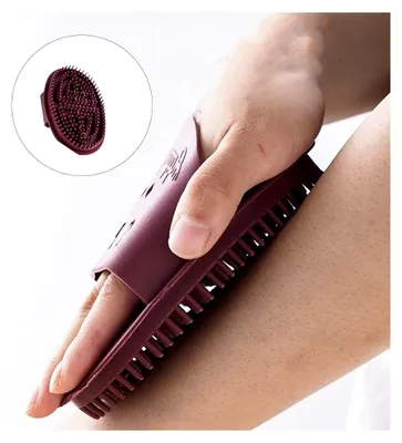 Zdjęcie produktu dla Ergonomiczna szczotka do masażu akupresurowego, przeznaczona do użytku na całym ciele oraz do celów pielęgnacyjnych