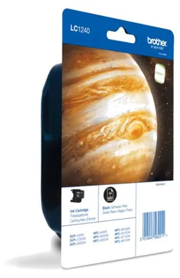Obrázek produktu pro Brother LC1240BK, Černá, 1 kusů, 600 str., Balení po jednom