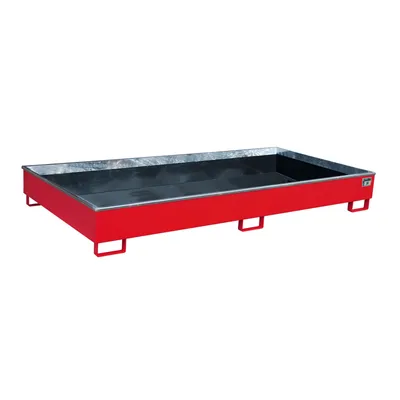 Produktbild von Bauer Regalwanne mit PE-Einsatz RW 2700-2 PE, lackiert, Feuerrot