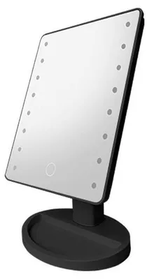 Immagine prodotto di Specchio da tavolo elettrico a LED, nero