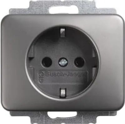 Obrázok produktu pre SCHUKO® Steckdosen-Einsatz Busch-Jaeger 20 EUC-20 platin