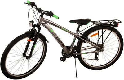 Image de Vélo enfant Volare Cross - Garçons - 26 pouces - Gris - 21 vitesses - Deux freins à main