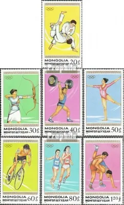 Produktbild von Briefmarken Mongolei 1988 Mi 1964-1970 (kompl.Ausg.) postfrisch Olympische Sommerspiele 88