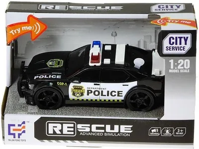 Produktbild von Polizeiauto mit Licht und Sound im Maßstab 1:20 – ADAR